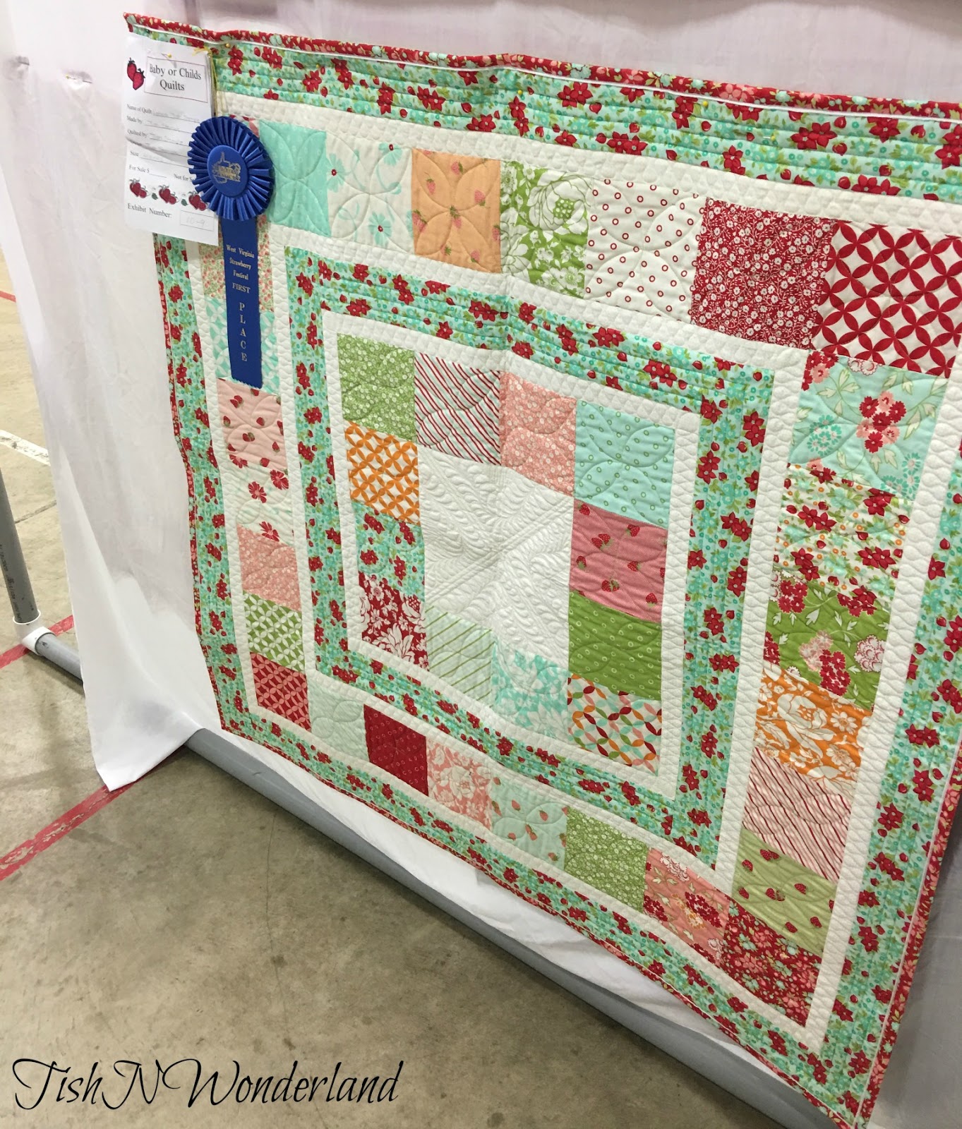 Tish's Adventures in Wonderland '16 Strawberry Festival & Quilt Show
