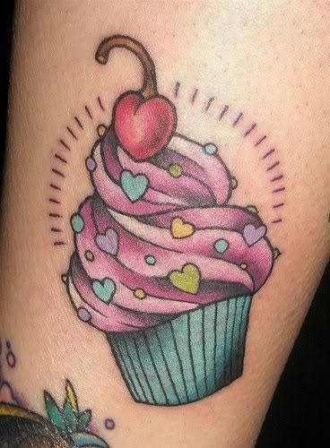 tatuajes de cupcakes
