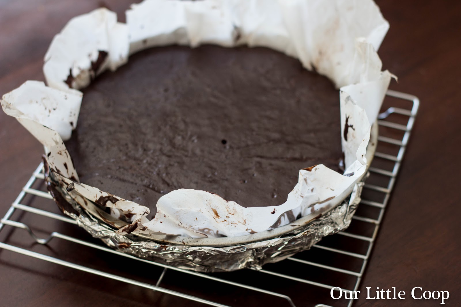 Our Little Coop Flourless Chocolate Cake With Chambord Glaze