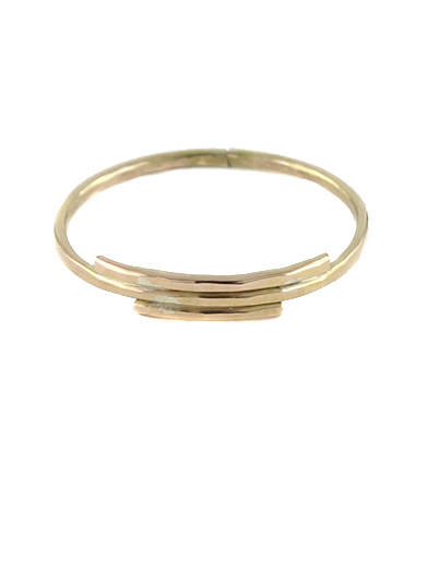stacked gold ring