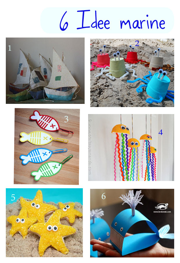 6 idee marine da realizzare con i bambini 