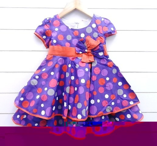 myhafiy outlet(Avent Murah!): Sara Kids Dress- Purple n red polka dot