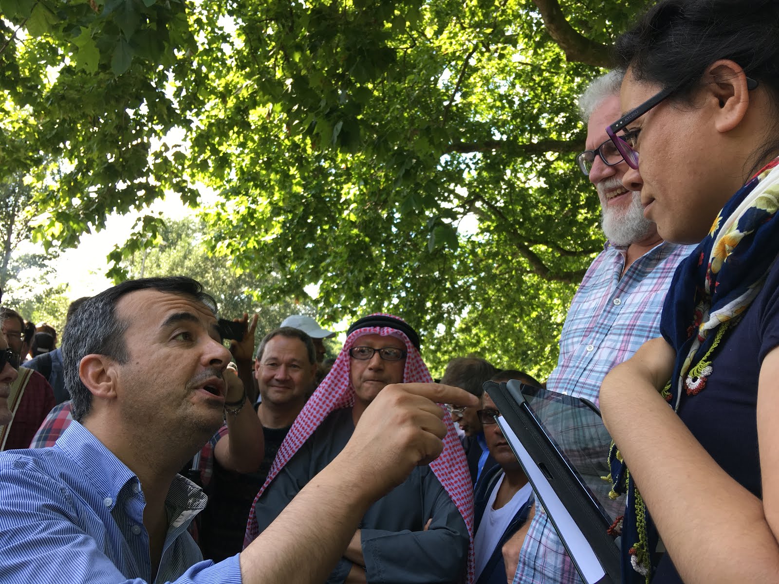 Debating at Speaker's Corner