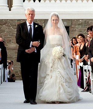 Bill Clinton Foto de Bill Clinton en la boda de su hija