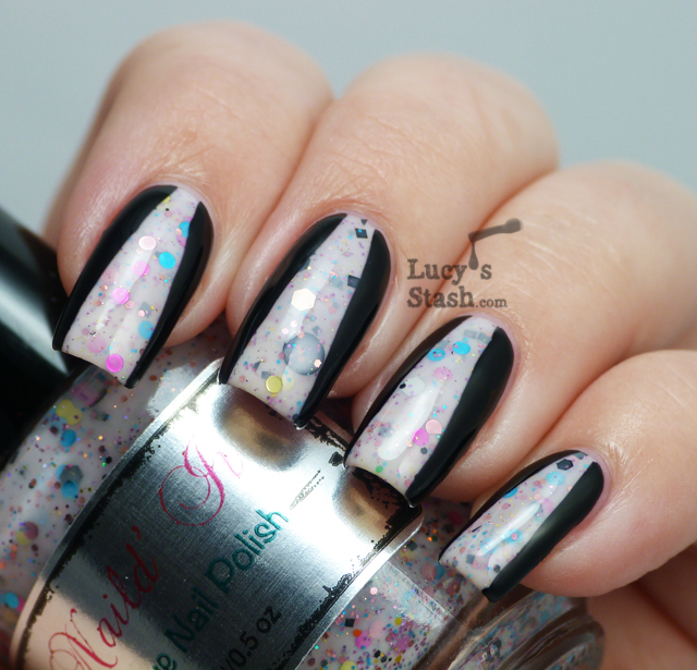 Lucy's Stash - chevron nail art