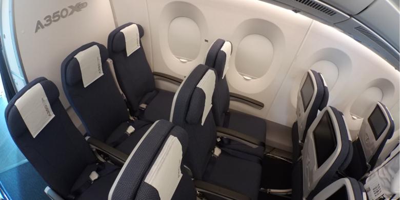 Informasi Seputar Aeromodelling Kesempatan Langka Mengintip Isi Pesawat Uji Airbus A350 Xwb