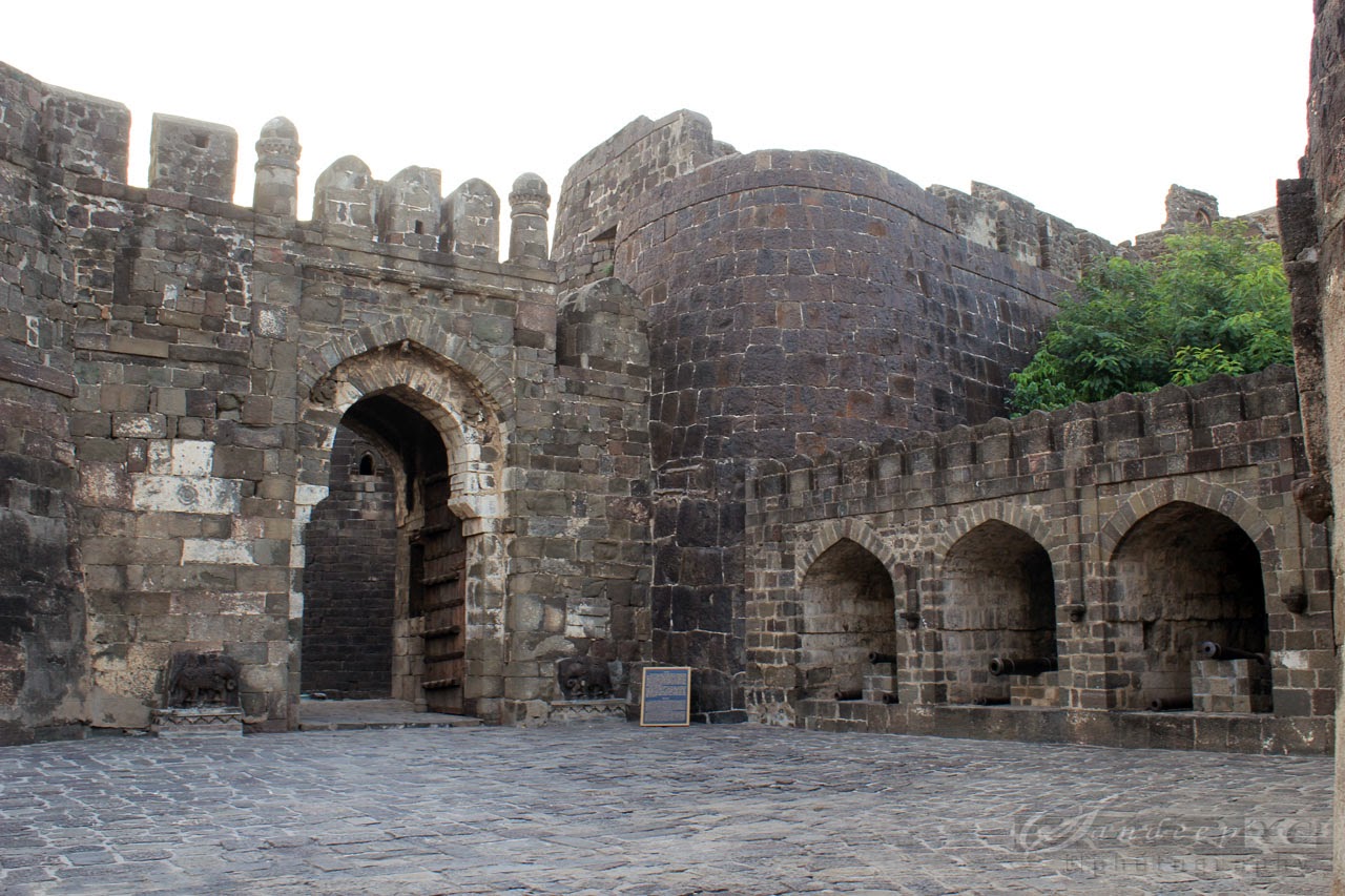 At the entrance to the main Fort