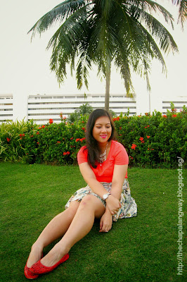 pull&bear skirt, tropical inspired style, plus size fashion, sunday style showdown, #sss, outfit idea, neon top pairing