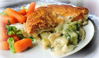 Broccoli, Cauliflower Cheese & Spinach Pie
