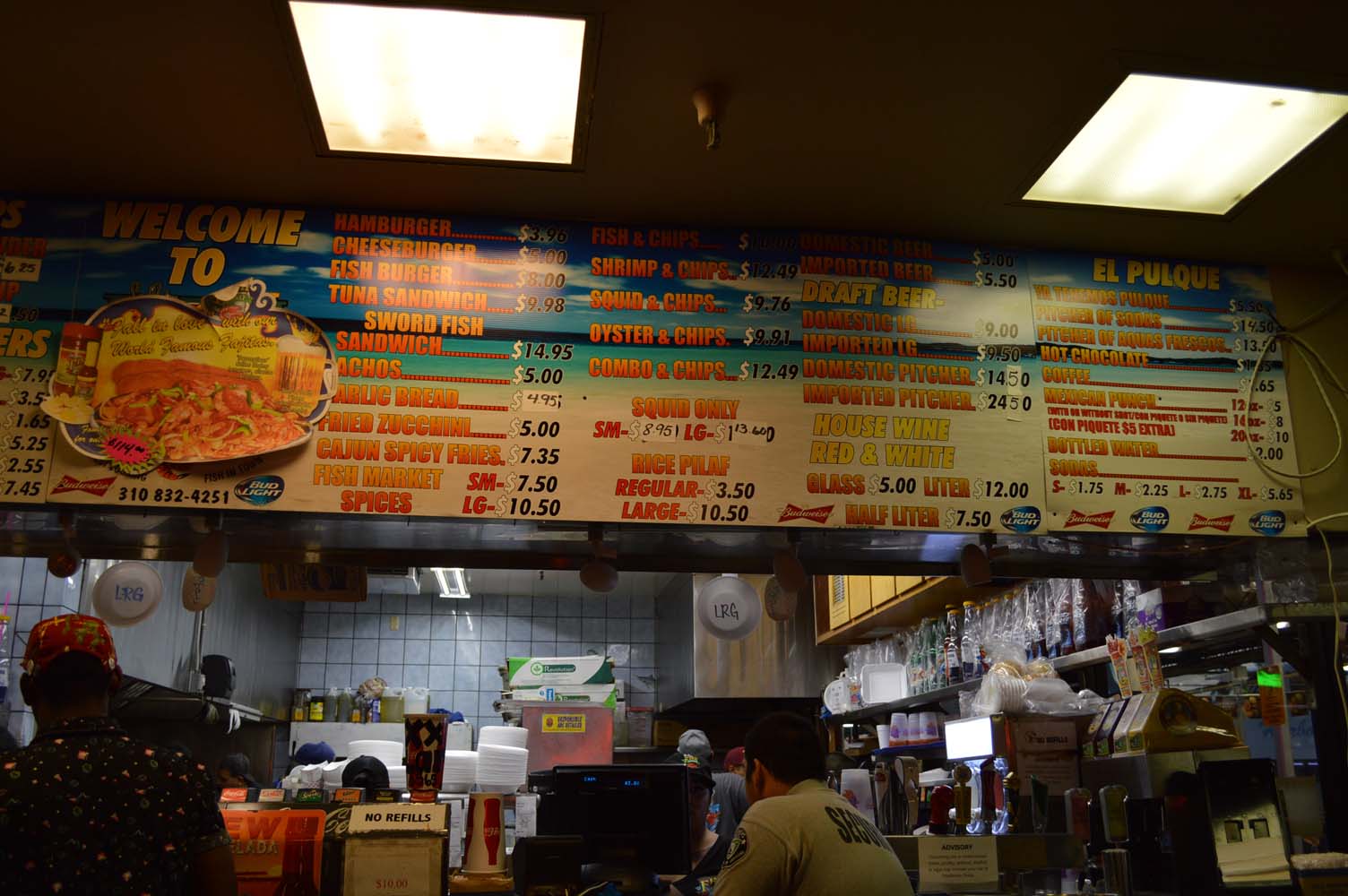 Feast on Fresh Seafood at the World Famous San Pedro Fish Market!