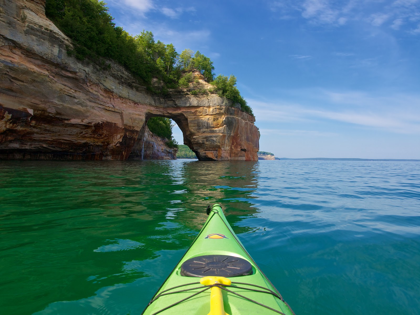 David Marvin Photography Lansing, Michigan Kayaking The Pictured Rocks, Part 1