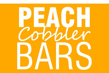 PEACH COBBLER BARS