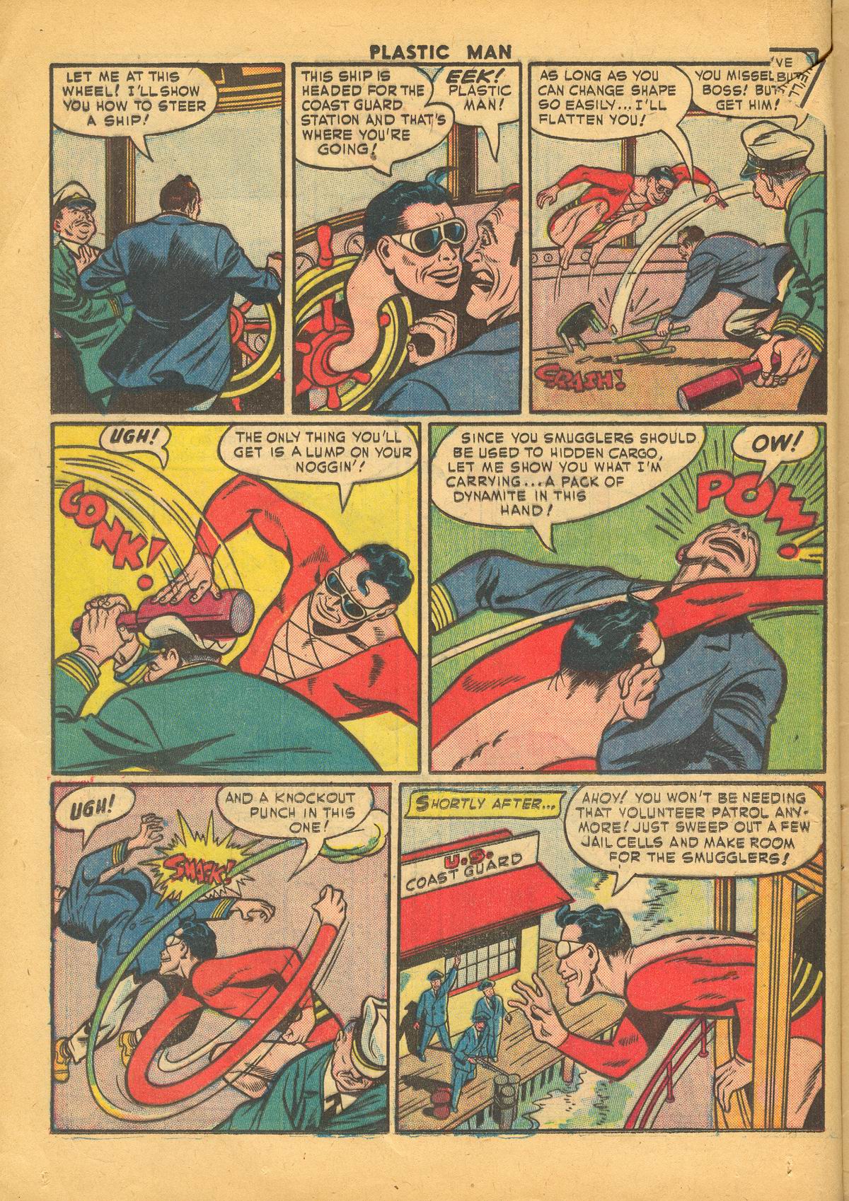 Read online Plastic Man (1943) comic -  Issue #34 - 12