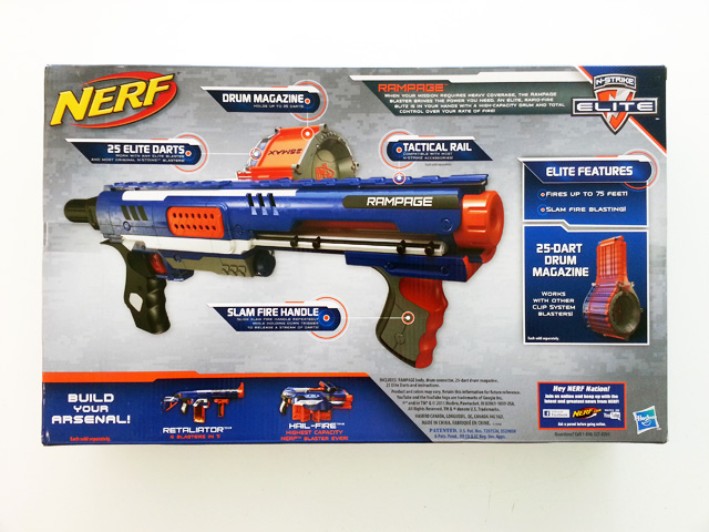 nerf gun n strike elite rampage