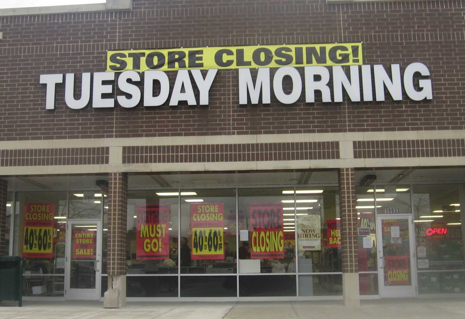 Southland Savvy Tuesday Morning closing in Frankfort
