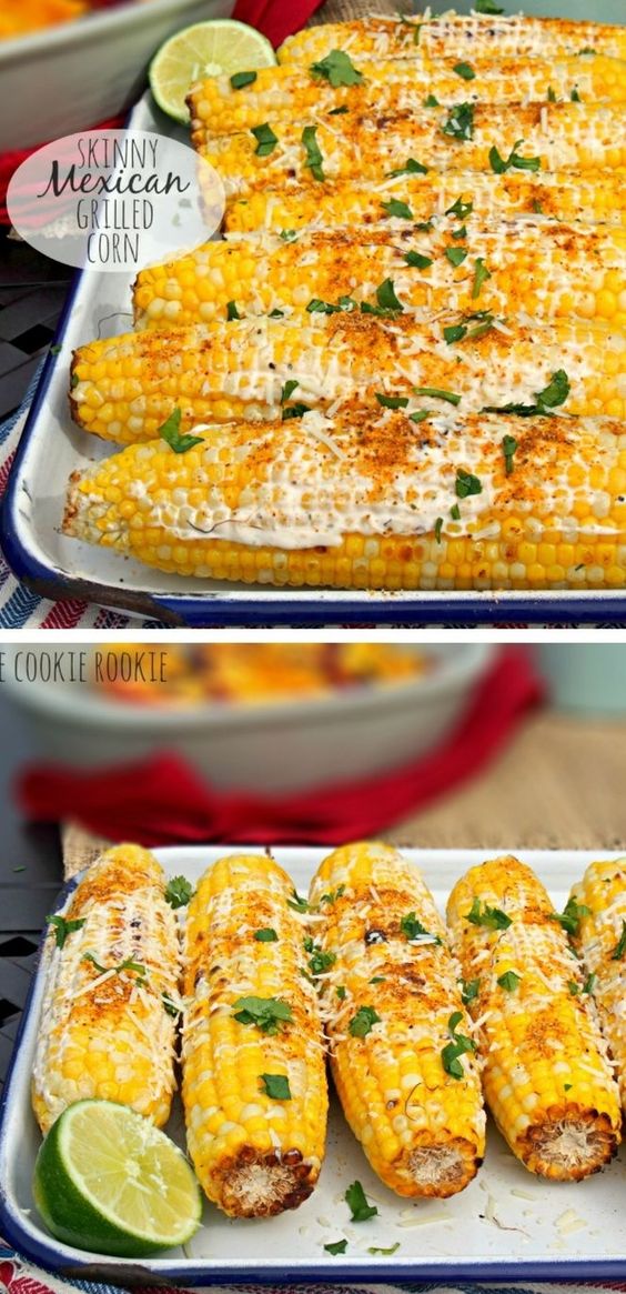 Mexican Corn on the Cob is the perfect Summer side dish! We love to make this Mexican Grilled Corn and serve it all Summer long. This Mexican Corn on the Cob is so easy, unique, flavorful and delicious! We have made our recipe for Mexican Corn healthy, simple, and perfect for every occasion