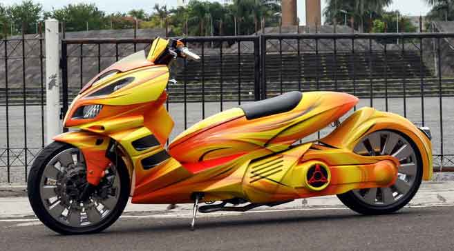 Simple Modifikasi Honda Beat Lowrider ~ Simple Acre
