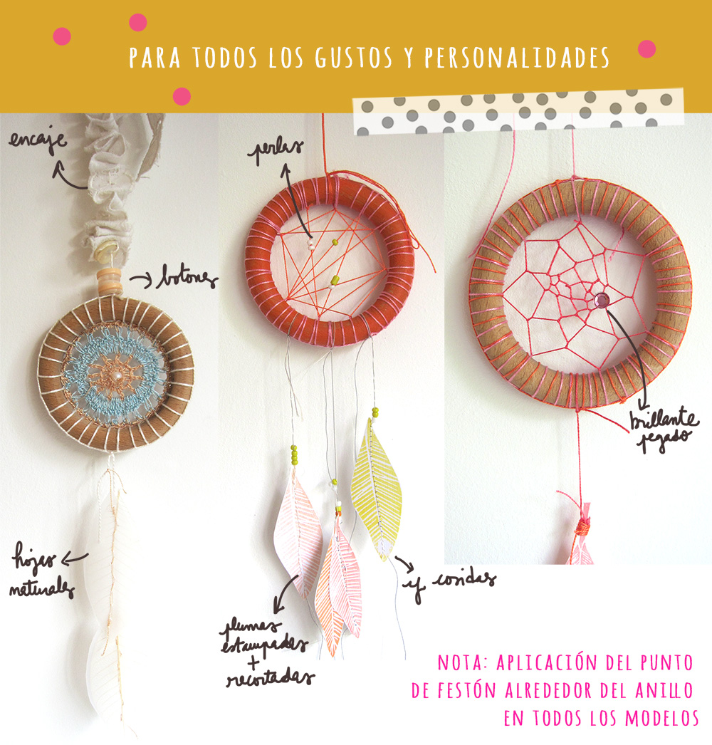 mélimélo studio How to make a dreamcatcher step by step tutorial