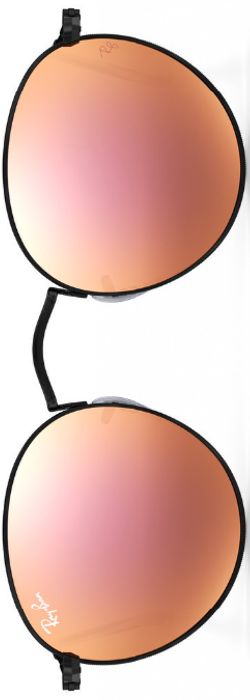 Ray-Ban Round Metal Copper Flash