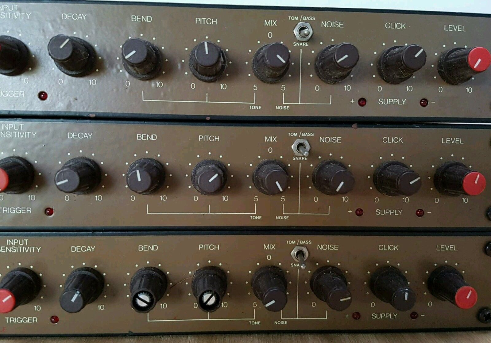 MATRIXSYNTH MPC vintage analog drum synthesizer modules x 3 made in England