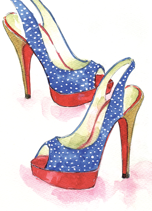 Shoe portraits - I want to be a painter when I grow up!