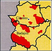 lieux production meilleur jambon pata negra Extremadura