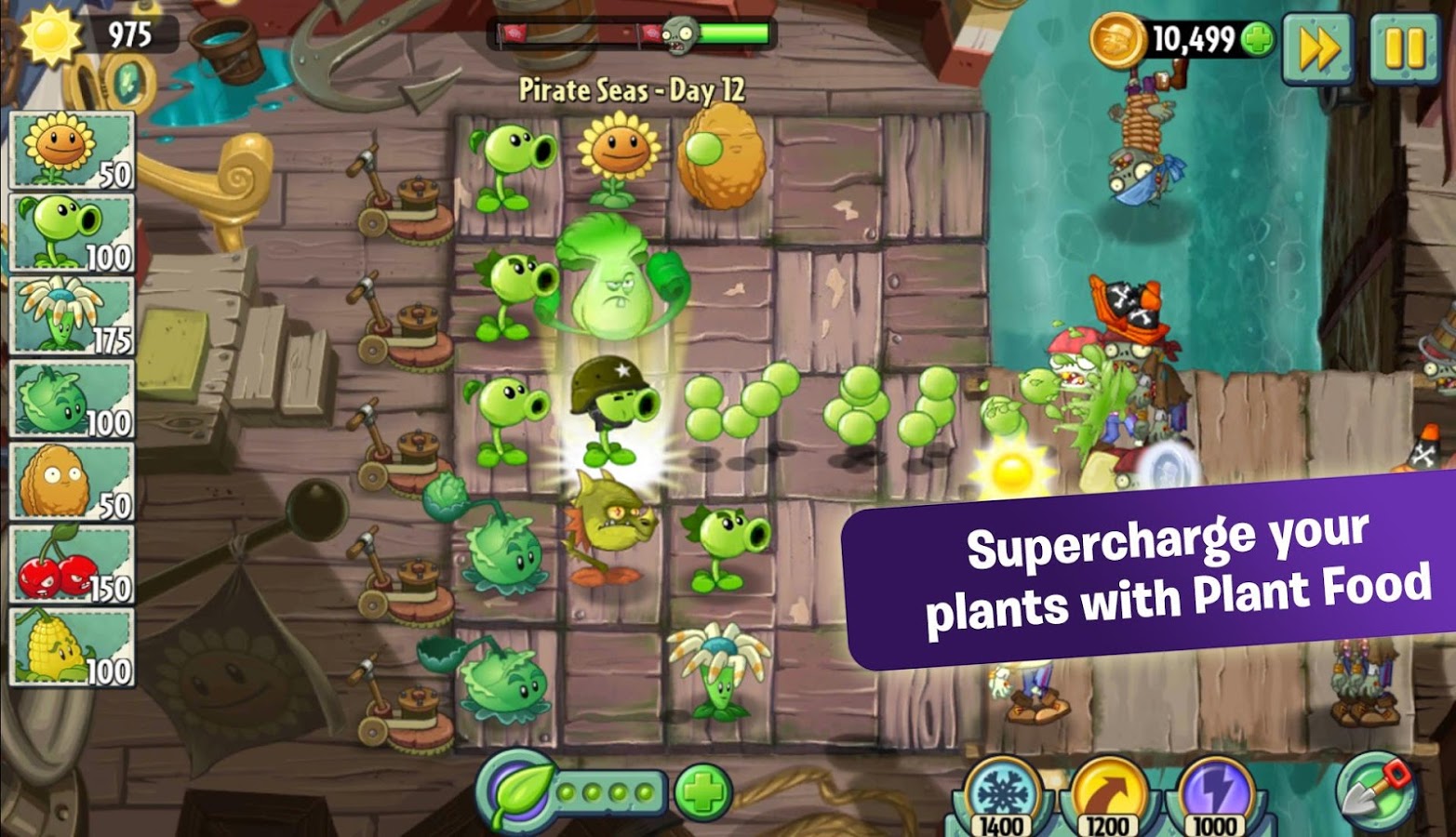 Plants Vs Zombies 2 MOD APK 3 8 1 Unlimited Coins Gems Power