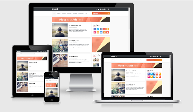 Invert Responsive and SEO Friendly Blogger Template