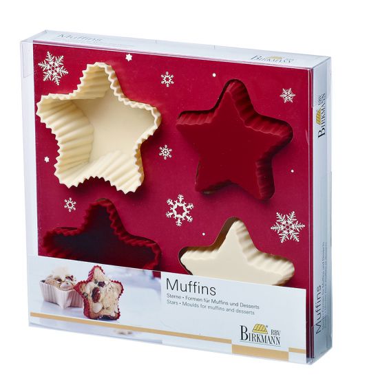 Muffin Set Sterne