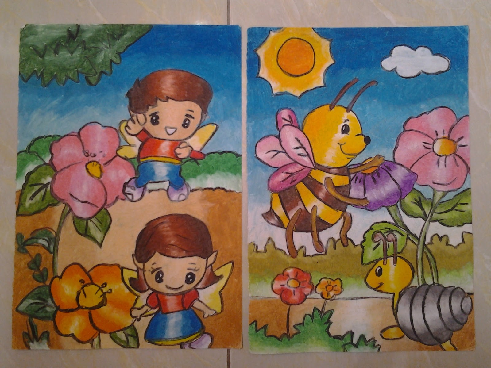 Review Alat Menggambar dan Mewarnaiku ~ Coretannya Lianty Putri