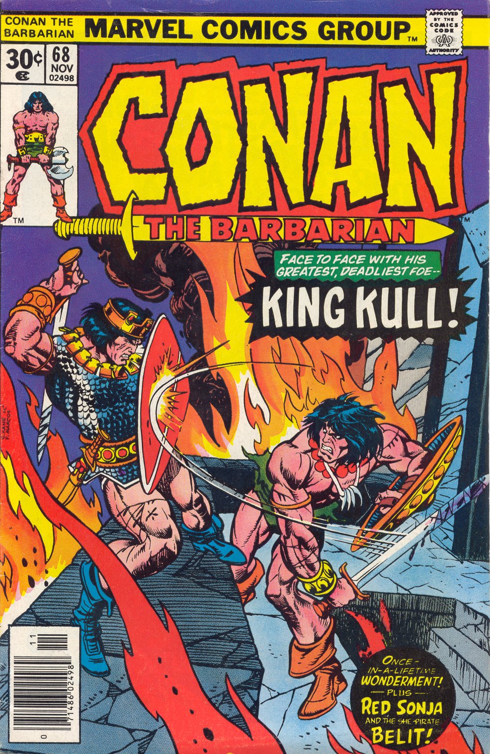 Read online Conan the Barbarian (1970) comic -  Issue #68 - 1