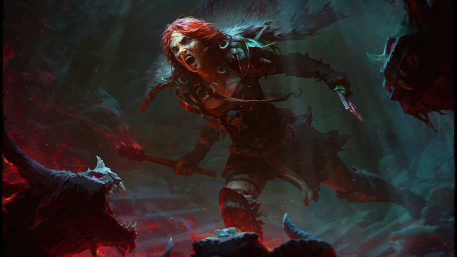 Diablo 4, Barbarian, Female, 4K, #7.1023