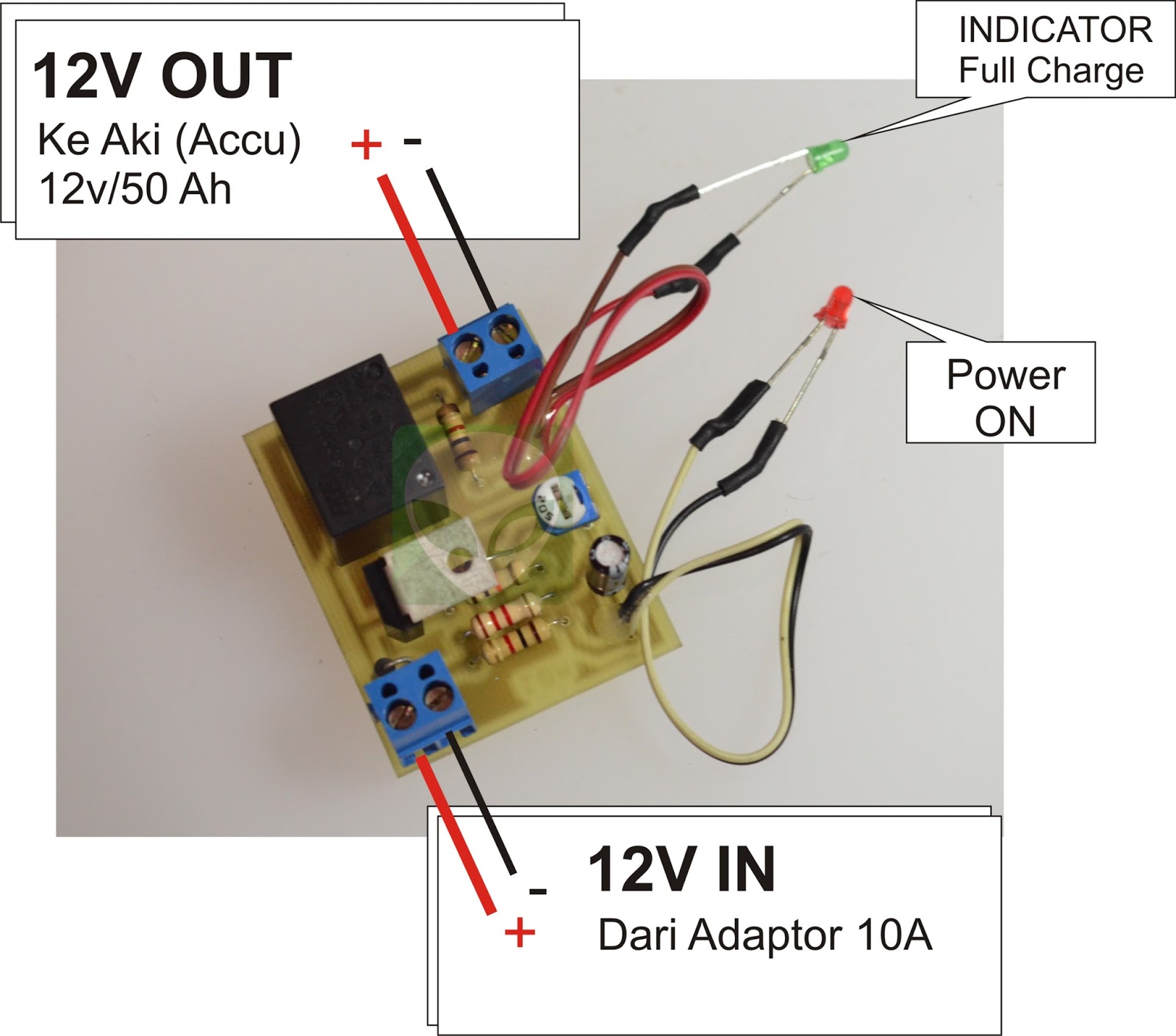 Jual PCB Modul Charger Accu / Akumulator / AKI ALIENTRONICS Blog