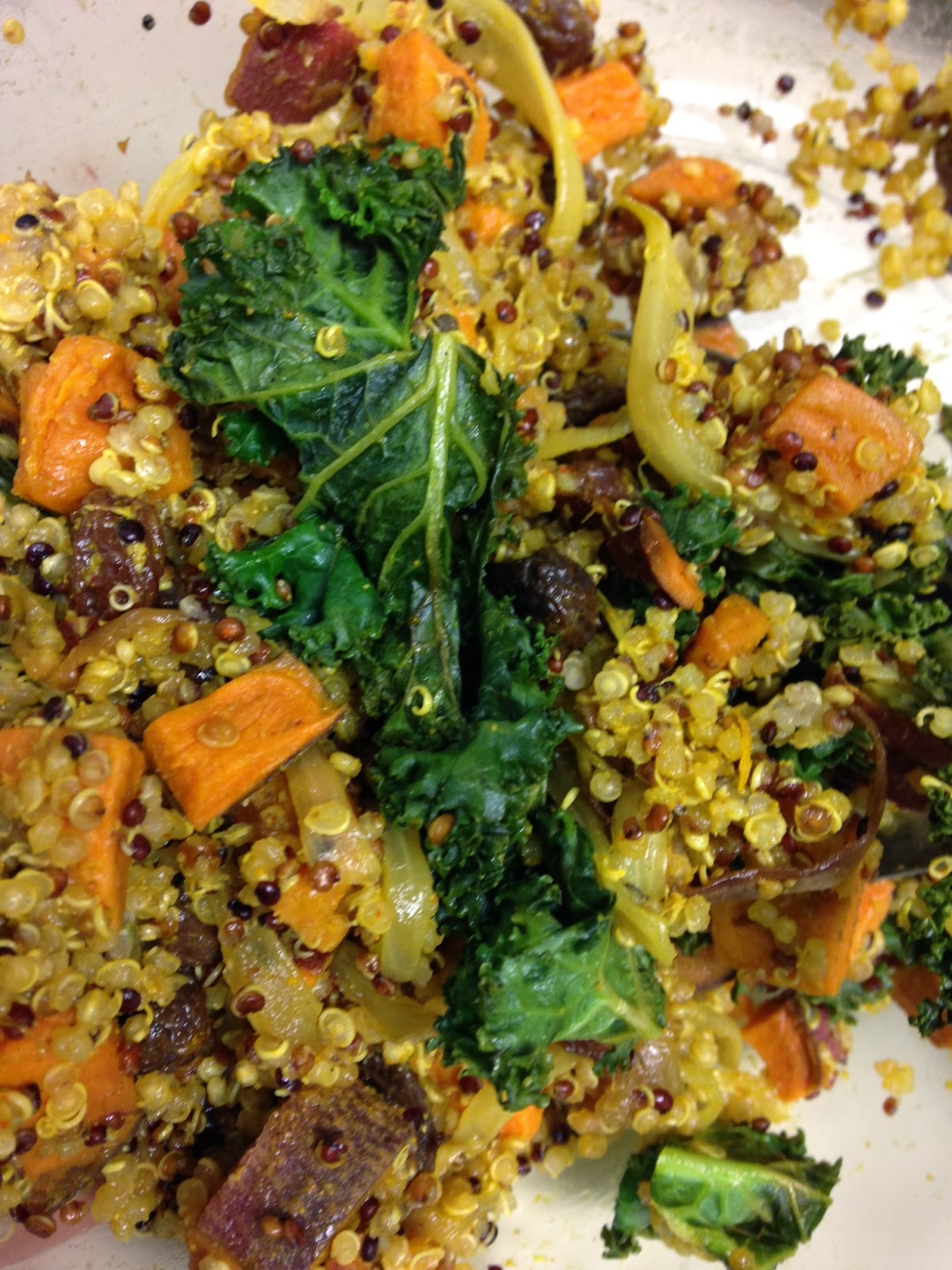 Yogini's Favorite Vegan Recipes Curry Quinoa Salad