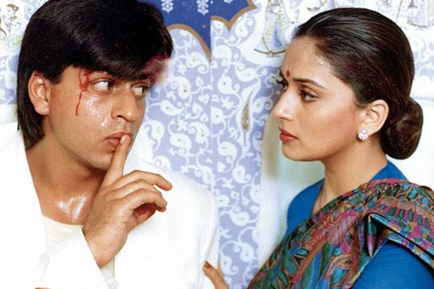 Shahrukh Khan & Madhuri Dixit Couple Free HD Wallpapers Download 