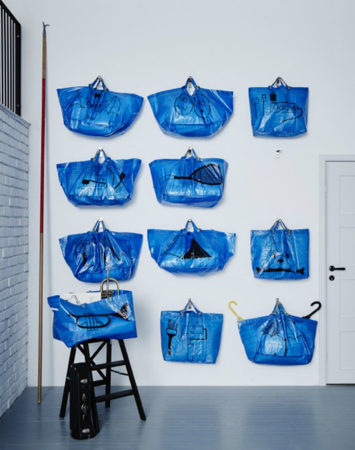 IKEAHACKERS: 5 DIY con la bolsa azul de IKEA