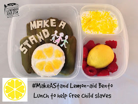 #MakeAStand Bento lunch to help free child slaves