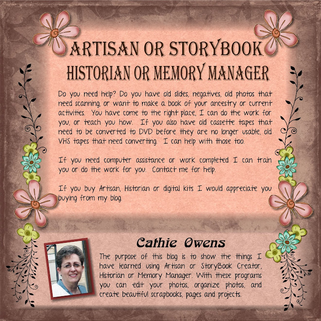 StoryBook, Artisan, Memory Manager, Historian Helps and Hints