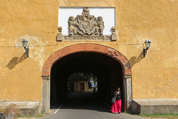 Prächtiges Eingangstor von Galle Fort Prächtiges Eingangstor von Galle Fort