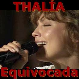 Thalía - Equivocada letra y acordes de guitarra y piano, notas