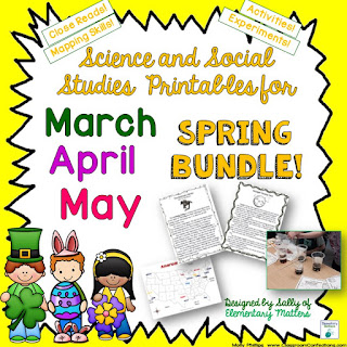 Elementary Matters: Science and Social Studies Printables for November