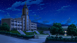 anime background landscape scenery building backgrounds cenario wallpapers wallpaperaccess