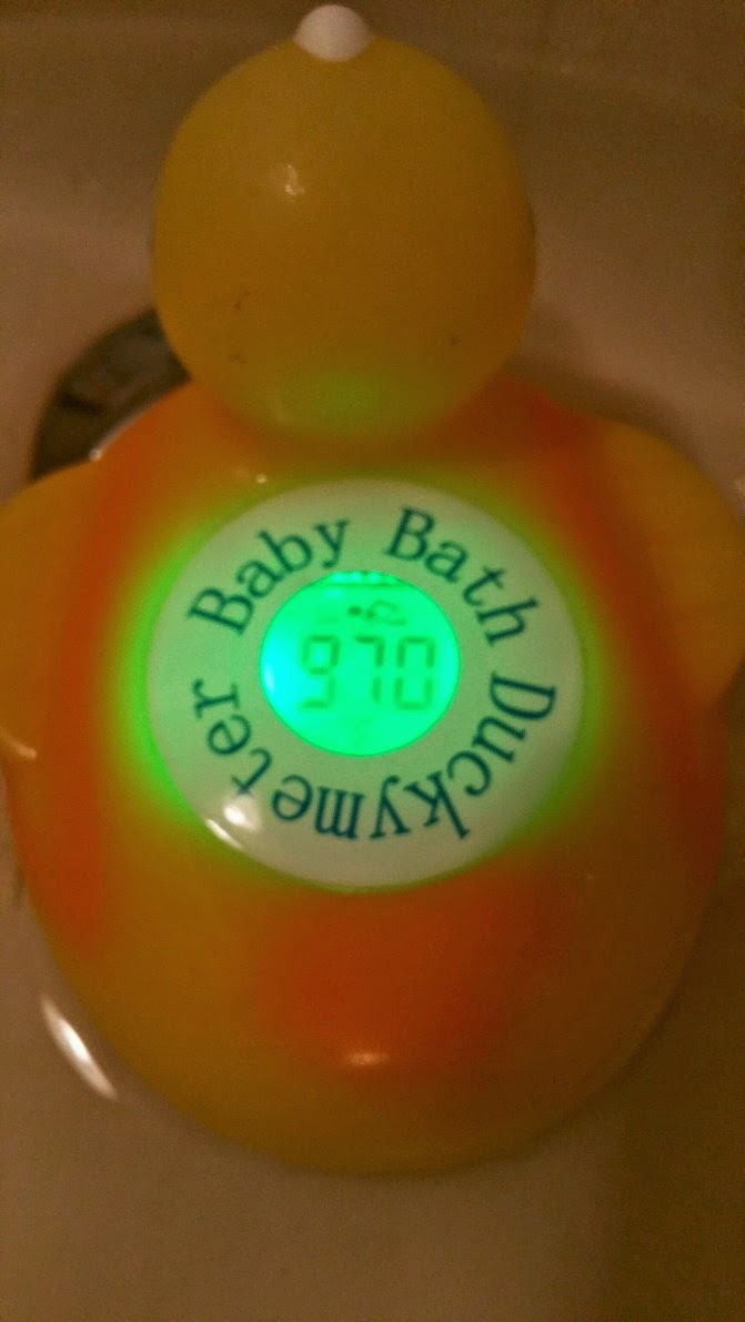 Cassie's Ramblings Baby Bath Ducky Meter