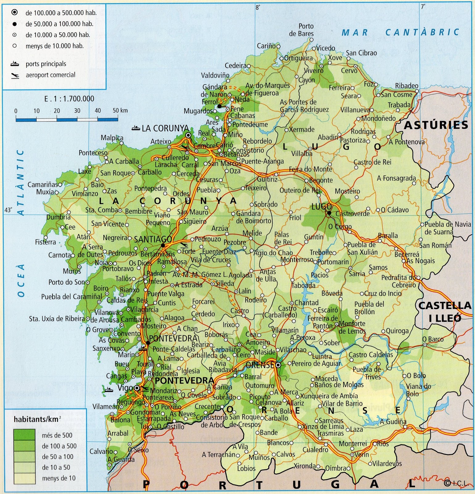 HI HA TRENQUES FERM: GALÍCIA (MAPA POLÍTIC) HI HA TRENQUES FERM: GALÍCIA (MAPA POLÍTIC)