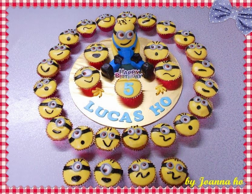 Minion Rush fondant cake