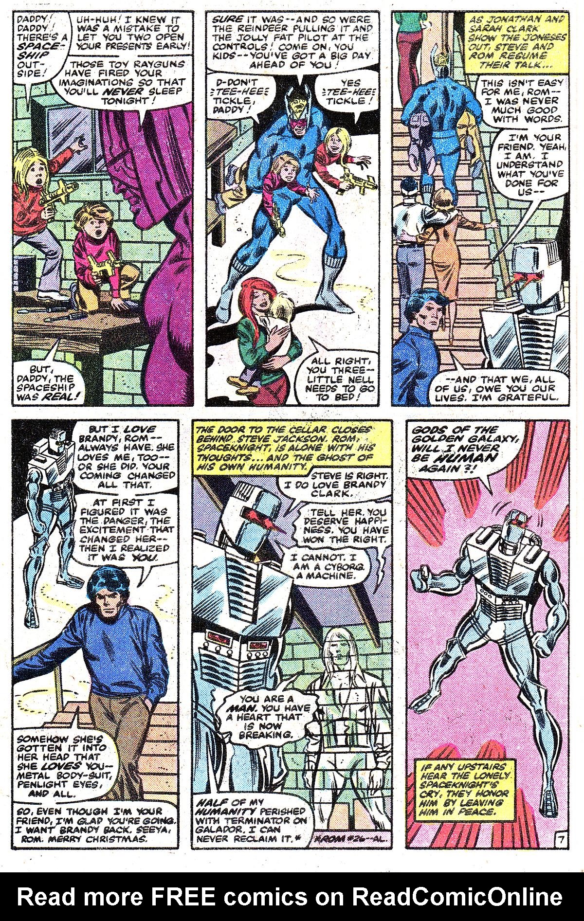 Read online ROM (1979) comic -  Issue #30 - 8