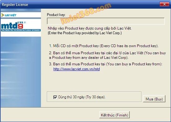 Download Từ điển Lạc Việt 2012 Full key Crack tới năm 2029