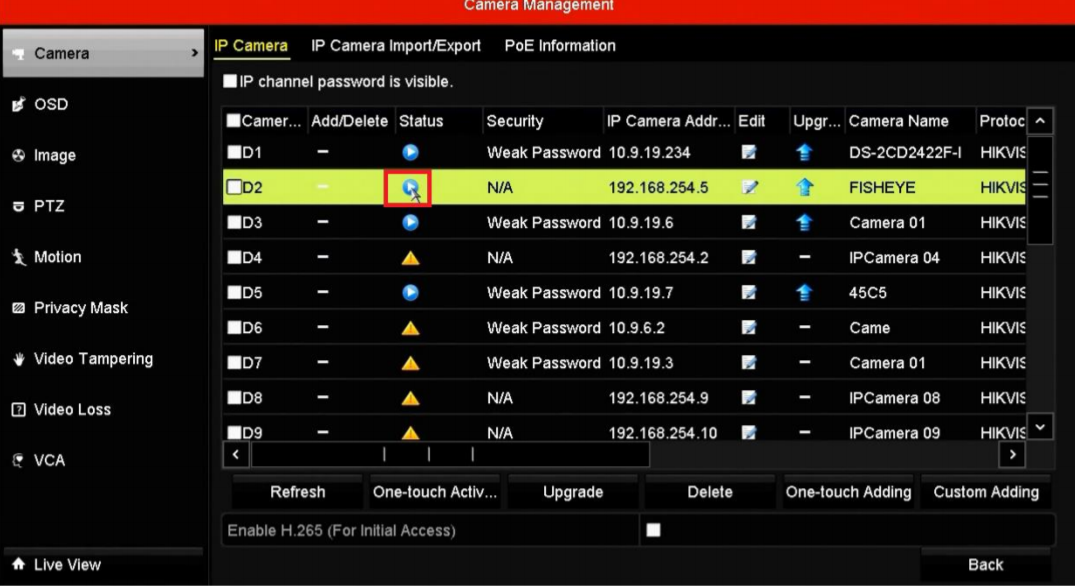 How to add an IP camera to a Hikvision NVR —
