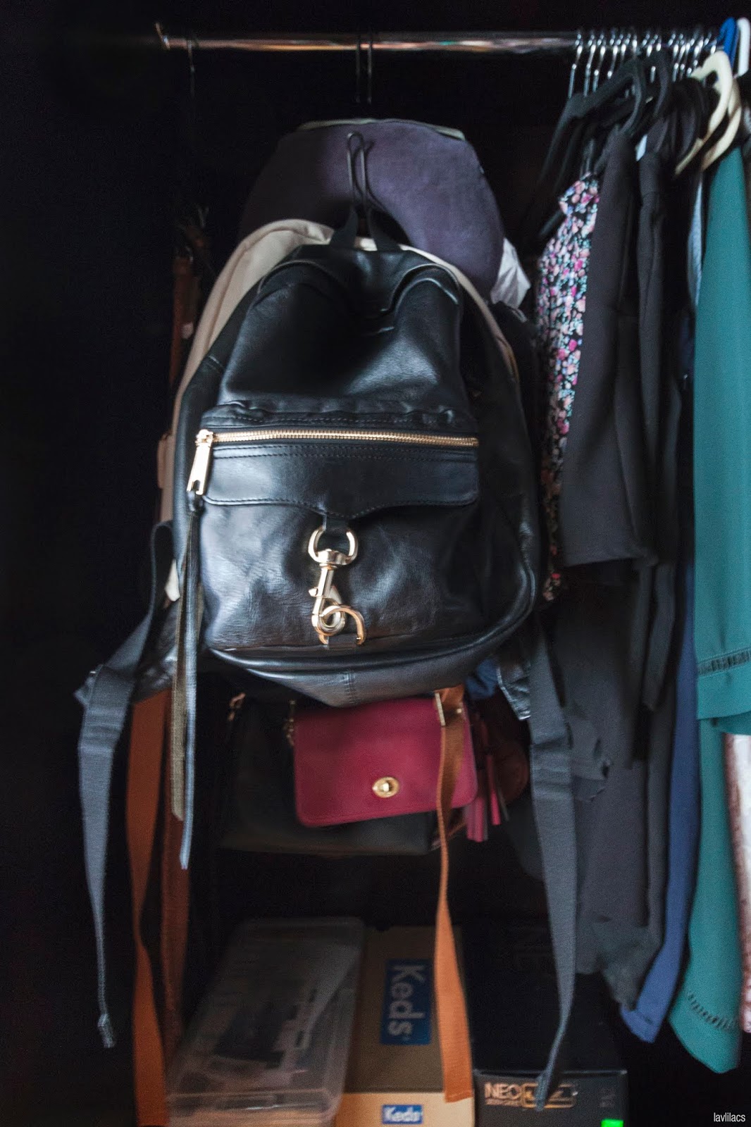 lavlilacs bags reorganizing