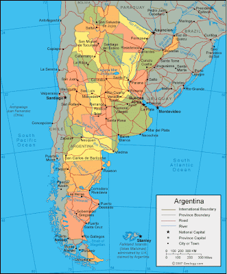 Mapa de Argentina Completo